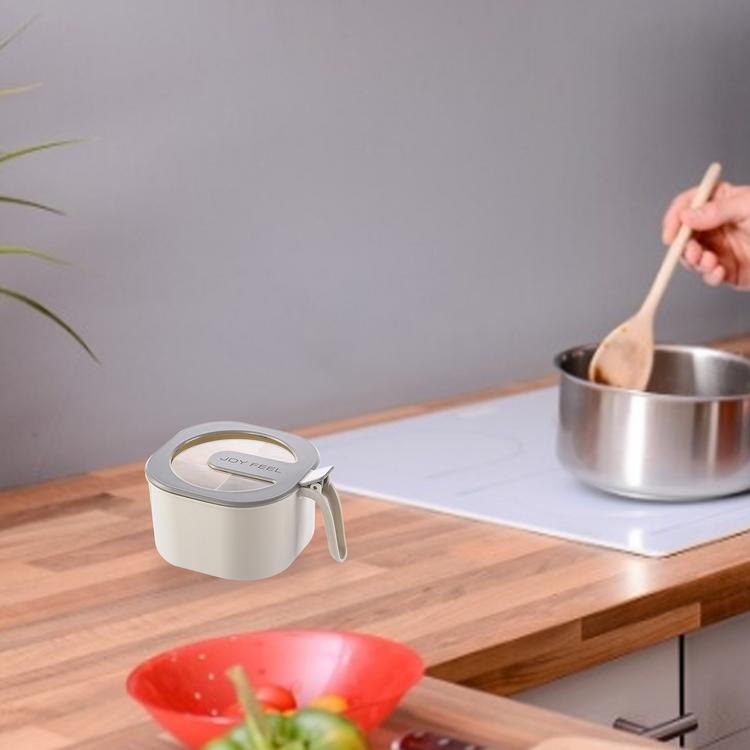 Square seasoning box transparent lid exquisite square shape with lid integrated seasoning box kitchen storage tool