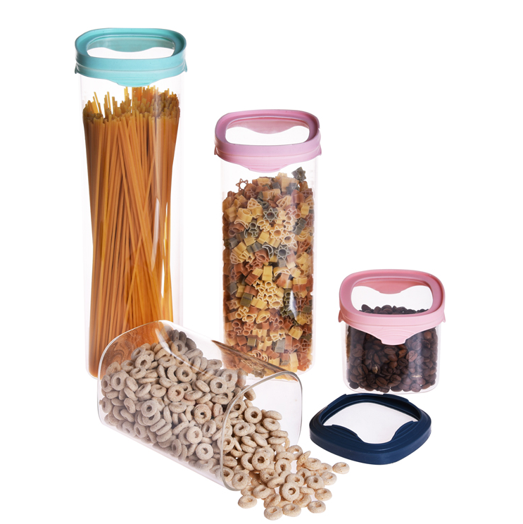 Stackable Glass Jar With glass Lid