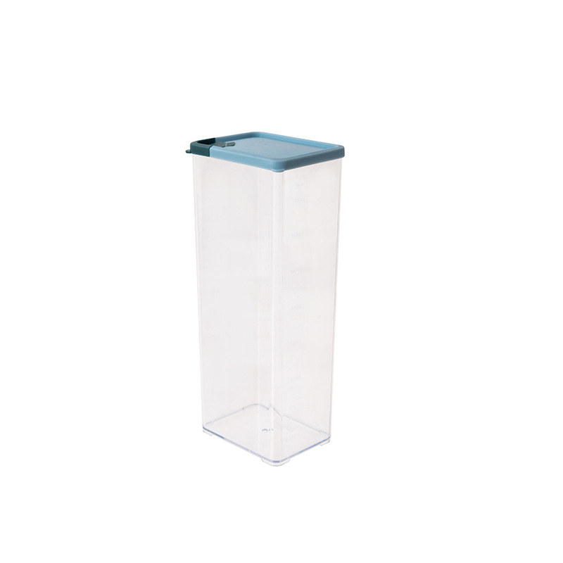 Stackable Kitchen Canisters Set Pack Clear Glass Food Storage Jars Containers with Airtight Bamboo Lid