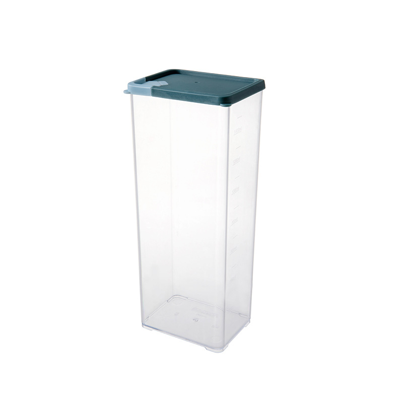 Stackable Kitchen Canisters Set Pack Clear Glass Food Storage Jars Containers with Airtight Bamboo Lid