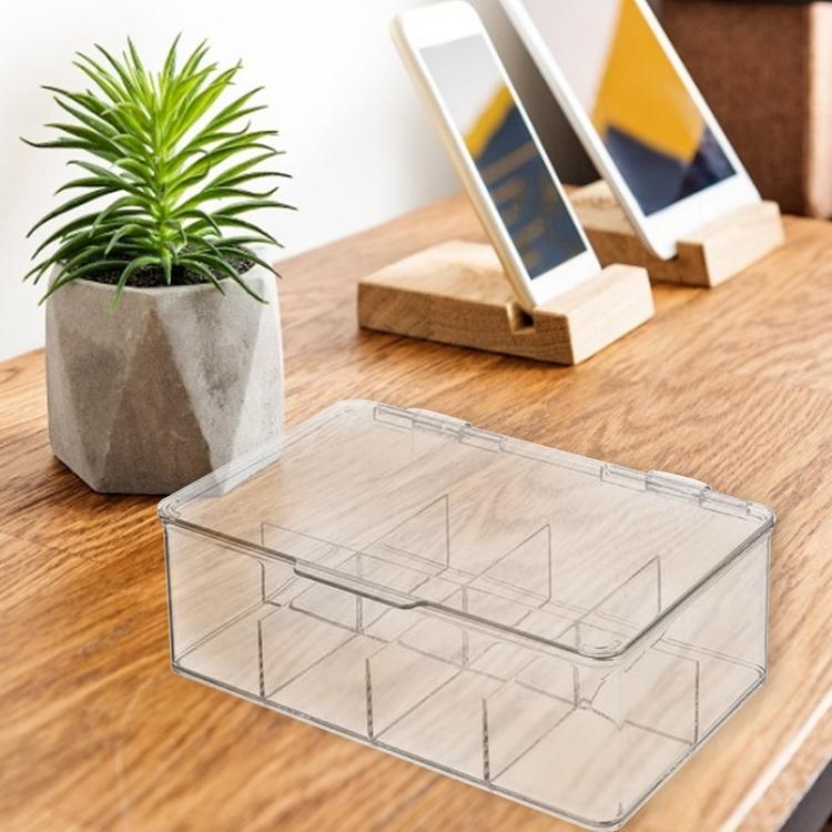 Stackable plastic tea storage bag kitchen cabinet countertop storage box pod cup condiment accessory rack