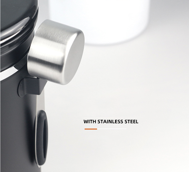 Stainless Steel Airtight Coffee Canisters with Scoop, Kitchen Food Storage Container with Date Tracker for Beans, Tea and so on