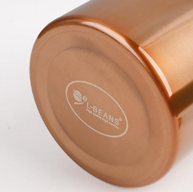 Stainless Steel Coffee Canisters With Sealed Easy-Locking Lids Bean Containers For Kitchen Coffee Tea Sugar