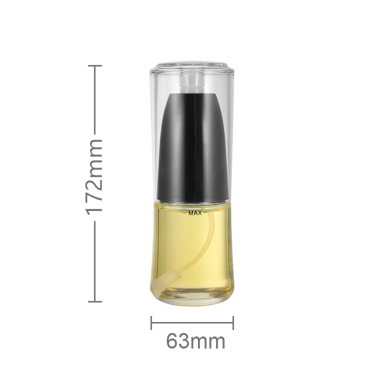 Stainless Steel Refillable Cooking Glass Bottle Glass Dispenser Sprayer Olive Oil Bottle Pumps Vinegar Dispenser Bottle Spray