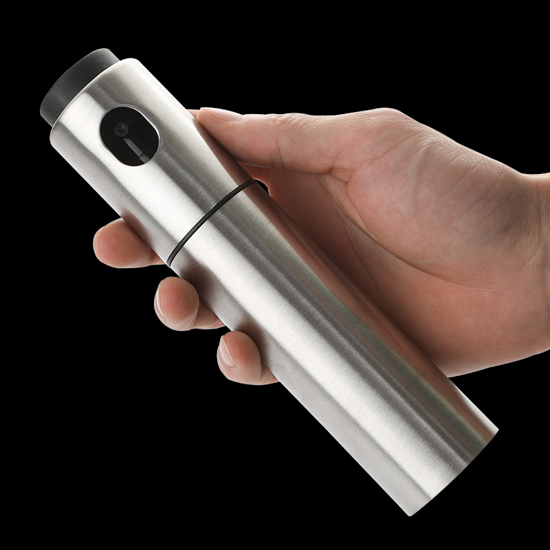 Stainless Steel Spray Oil Bottle Barbecue Frying Vinegar Oil Bottle