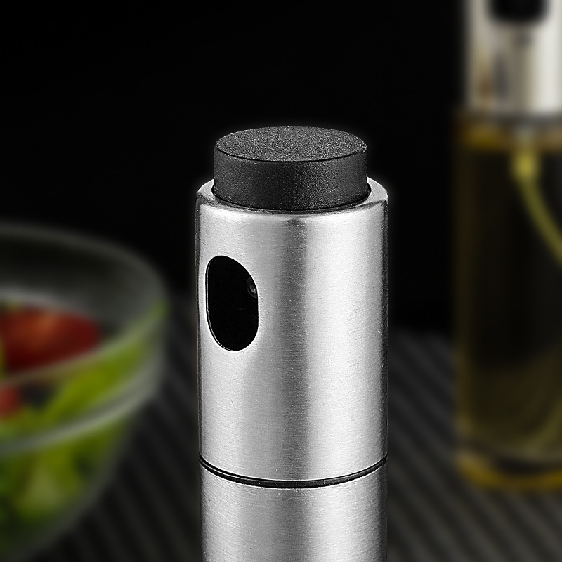 Stainless Steel Spray Oil Bottle Barbecue Frying Vinegar Oil Bottle