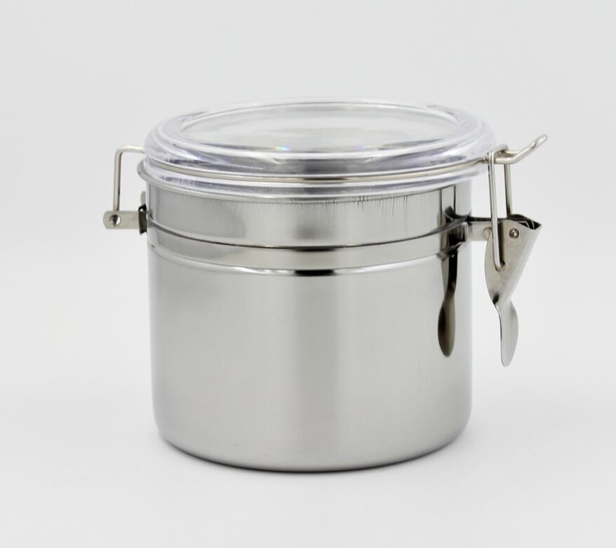 Stainless Steel sealed glass jar Sealed jar
