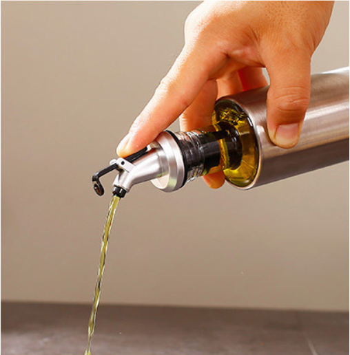 Stainless steel glass soy sauce vinegar oil bottle