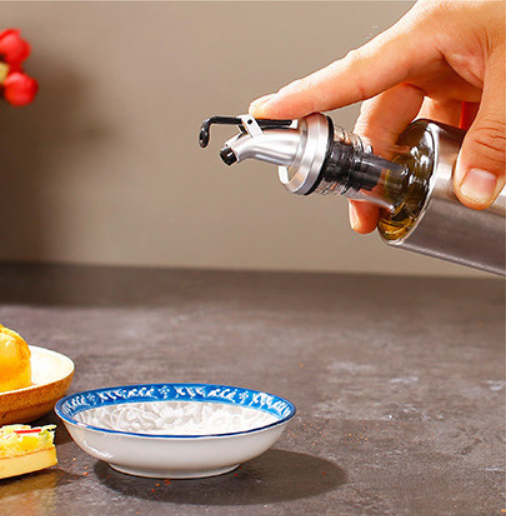 Stainless steel glass soy sauce vinegar oil bottle