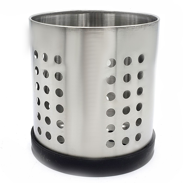 Stainless steel tableware storage bucket knife fork spoon restaurant storage bucket