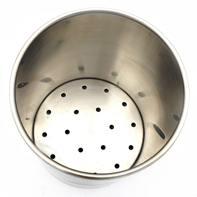Stainless steel tableware storage bucket knife fork spoon restaurant storage bucket