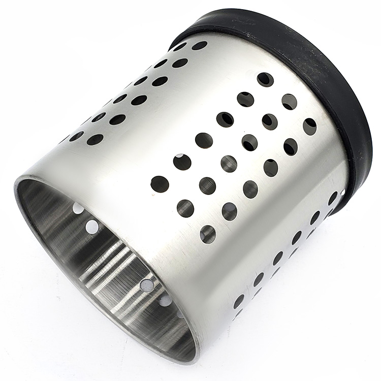 Stainless steel tableware storage bucket knife fork spoon restaurant storage bucket