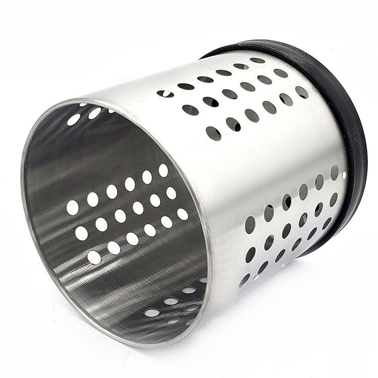 Stainless steel tableware storage bucket knife fork spoon restaurant storage bucket