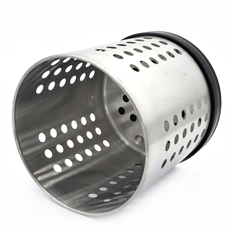 Stainless steel tableware storage bucket knife fork spoon restaurant storage bucket