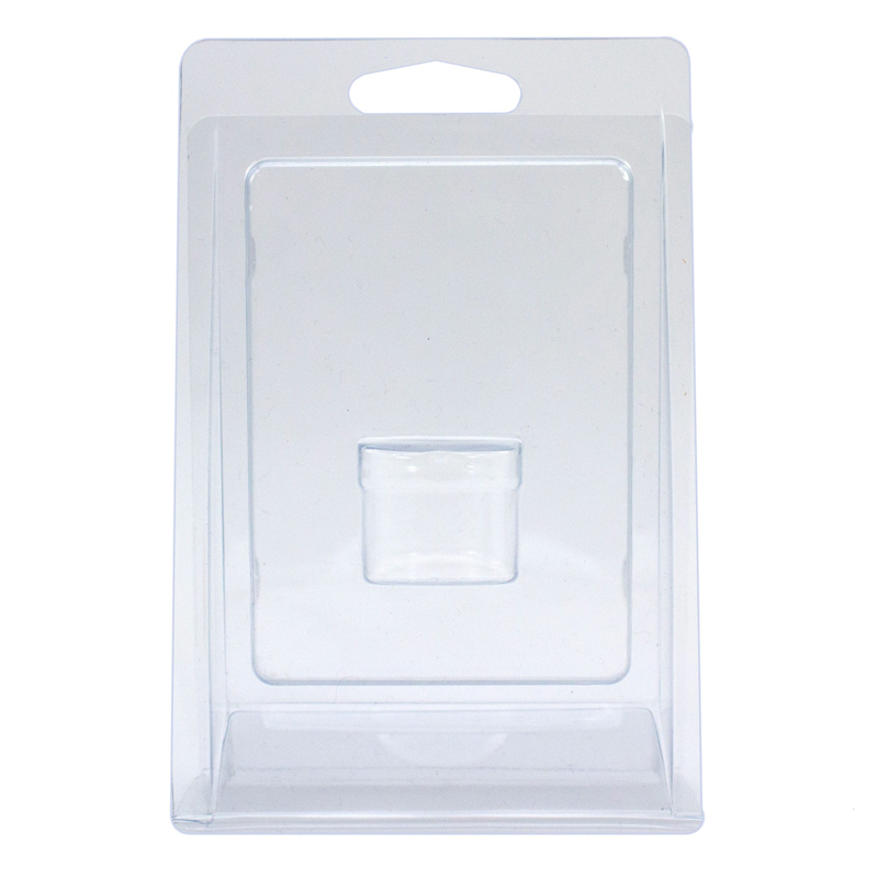 Stand Up Clamshell Blister Packaging for 6ML Glass Container with Silicon Lid