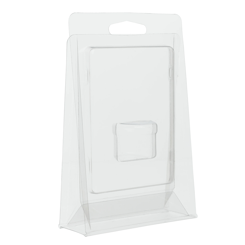 Stand Up Clamshell Blister Packaging for 6ML Glass Container with Silicon Lid