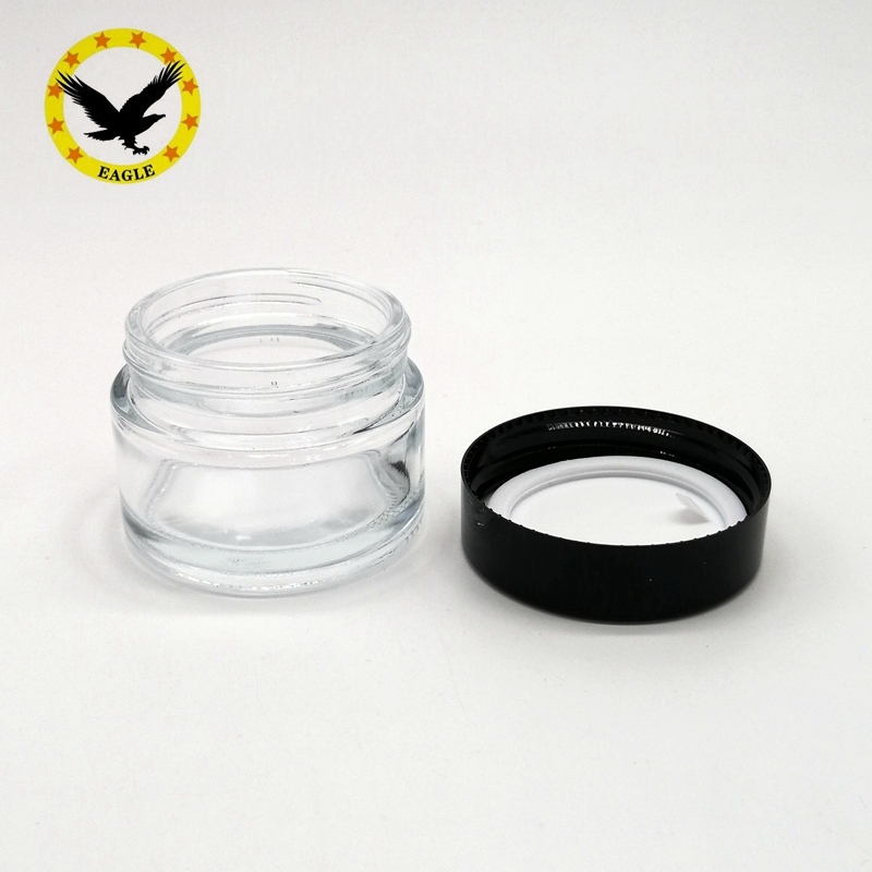 Standard design 1oz clear glass bottles for cosmetics