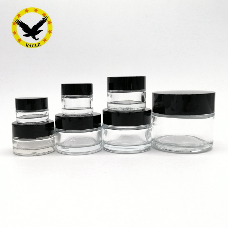 Standard design 1oz clear glass bottles for cosmetics