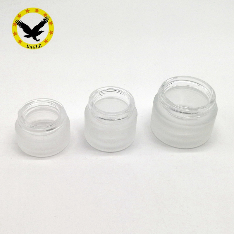 Standard design New 20ML Empty Frosted Face Cream Bottle Glass Jar