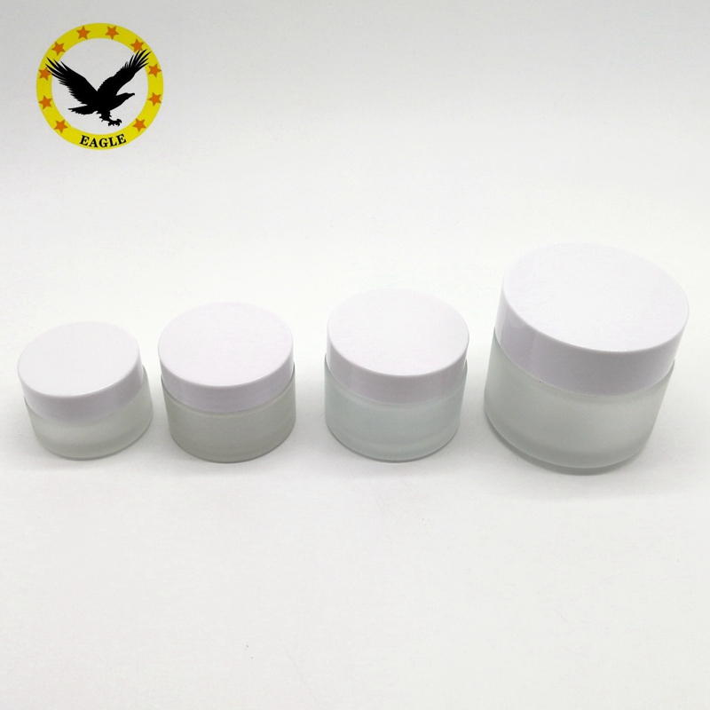 Standard design New 20ML Empty Frosted Face Cream Bottle Glass Jar