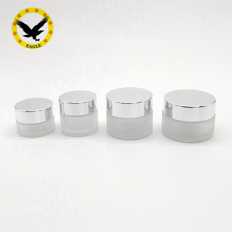 Standard design New 20ML Empty Frosted Face Cream Bottle Glass Jar