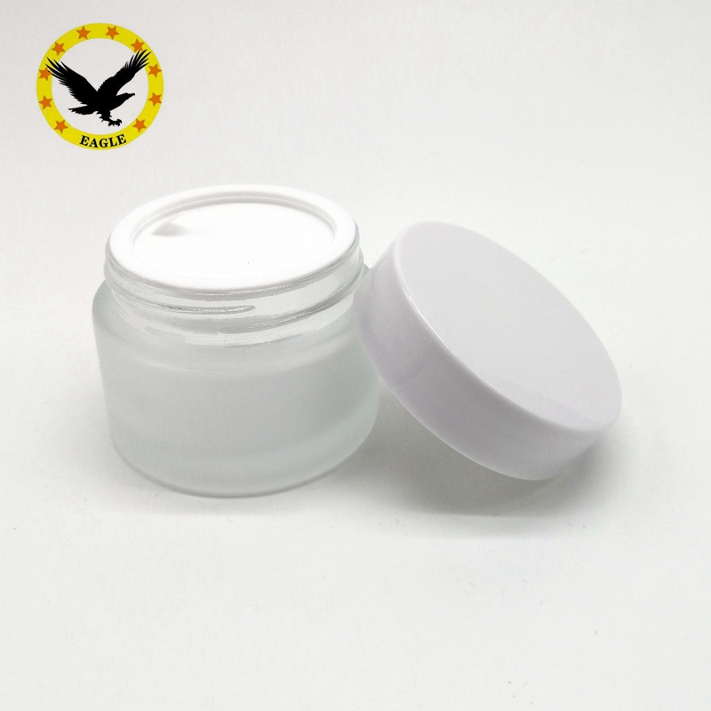 Standard design New 20ML Empty Frosted Face Cream Bottle Glass Jar