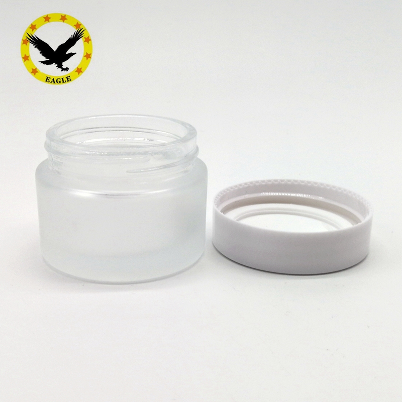 Standard design New 20ML Empty Frosted Face Cream Bottle Glass Jar