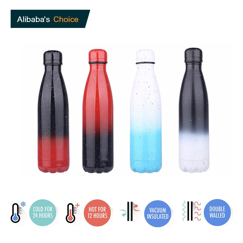 Starry sky cola sport water bottles with logo