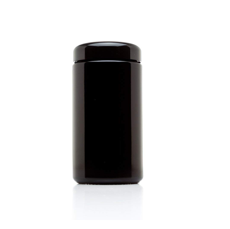 Stash UV black ultraviolet violet 15 30 50 100 200 250 500 750 1000 ml glass jars for cream herb packing With Bakelite Lid