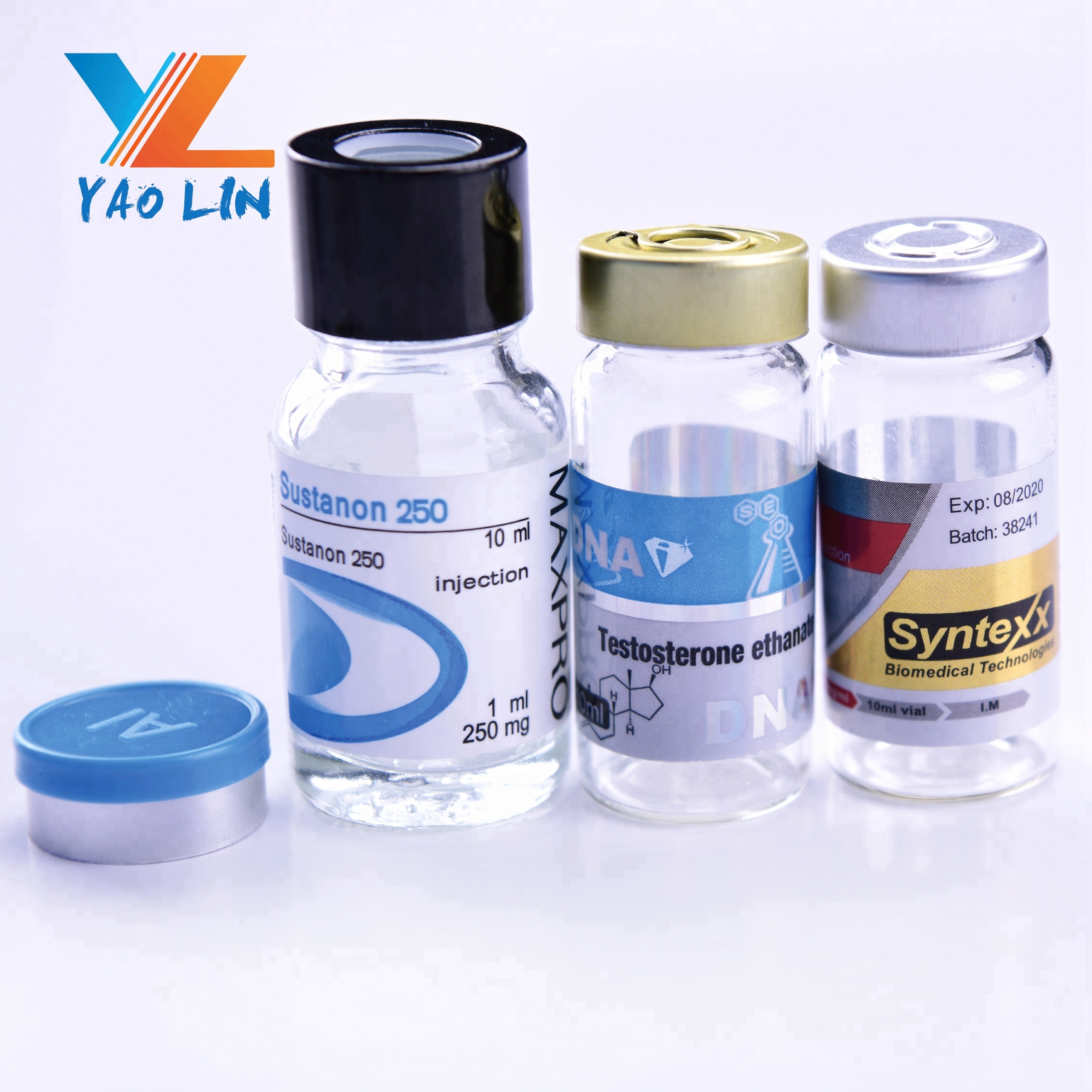 Steroid 10Ml sterilized Glass Vial With Flip Off Cap Bottle