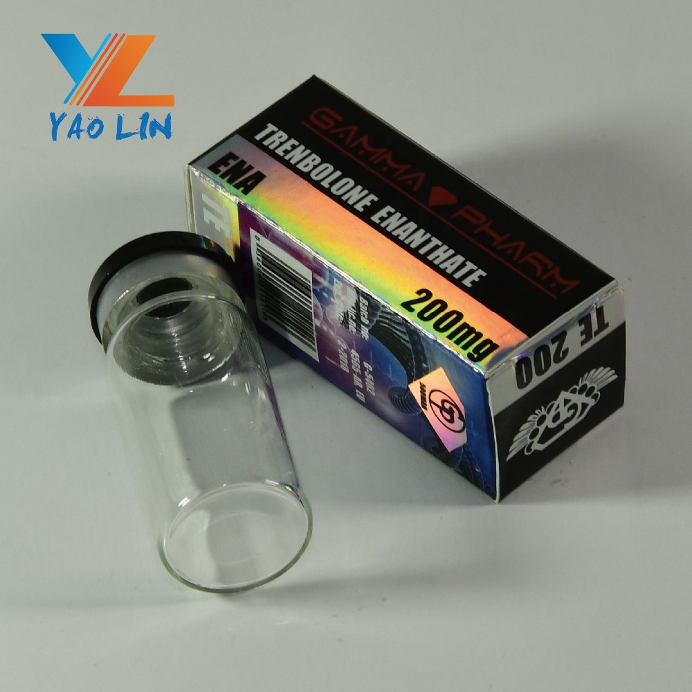 Steroid 10Ml sterilized Glass Vial With Flip Off Cap Bottle