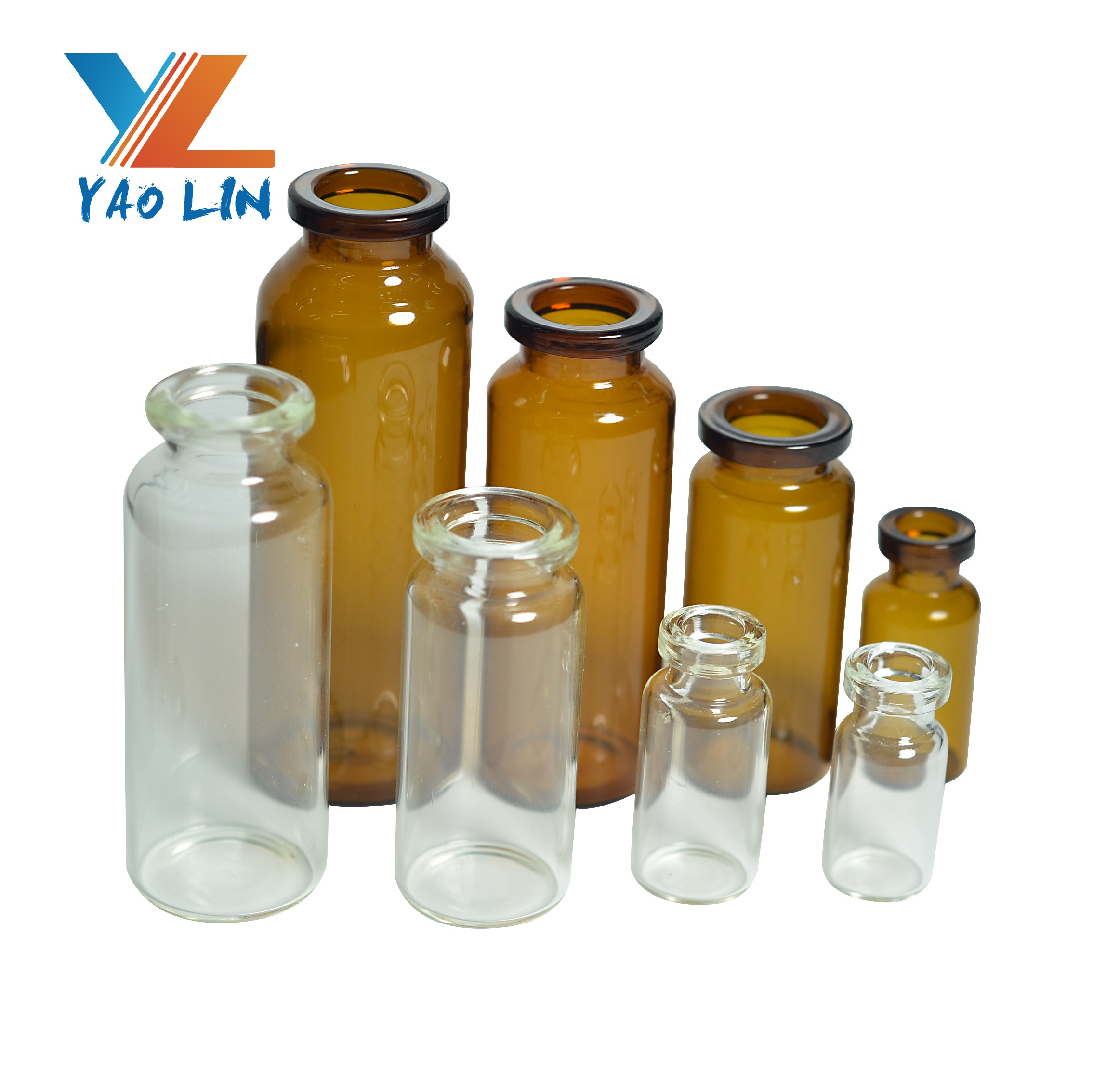 Steroid Bottle Glass Vial With Flip Off Cap 10Ml