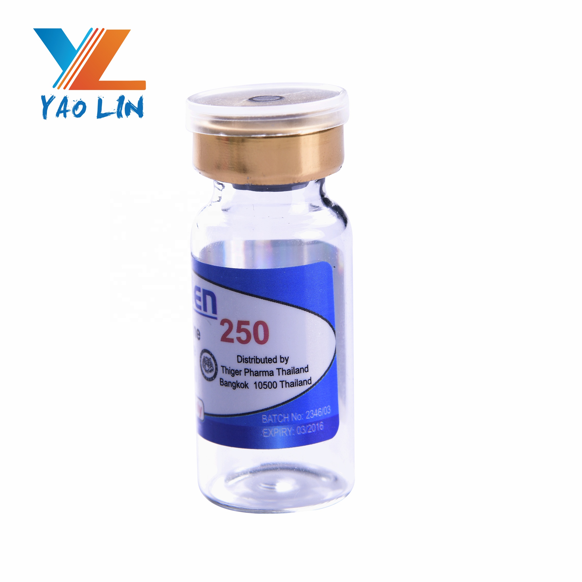 Steroid Bottle Glass Vial With Flip Off Cap 10Ml