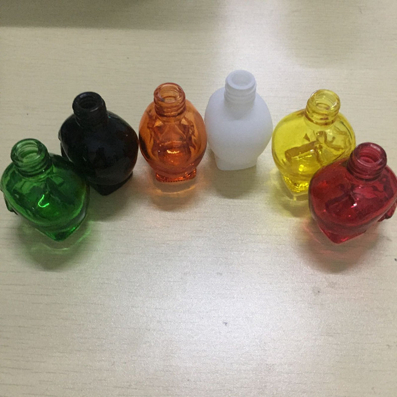 Stock 10 color 30ml skull vape glass bottle jars eye empty dropper bottles Oliver Glasses with childproof glass jar