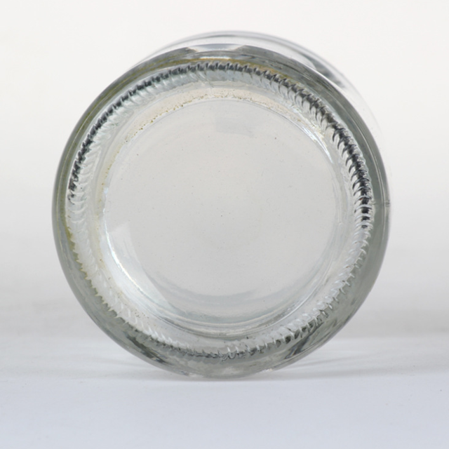 Stock 100ml 150ml 250ml heart shape pudding glass jar with plastic lid
