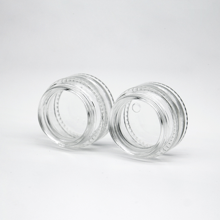 Stock 10g 20g 30g frosted glass cream jar for cosmetic bottle for skincare