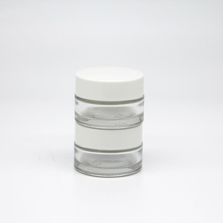 Stock 10g 20g 30g frosted glass cream jar for cosmetic bottle for skincare