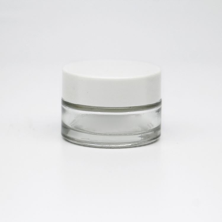 Stock 10g 20g 30g frosted glass cream jar for cosmetic bottle for skincare