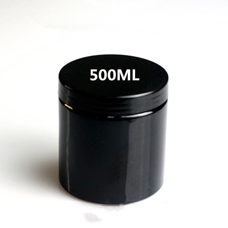 Stock 30ml 50ml 100ml 120ml 200ml 250ml 500ml plastic cosmetic packaging cream pet jar with plastic lid