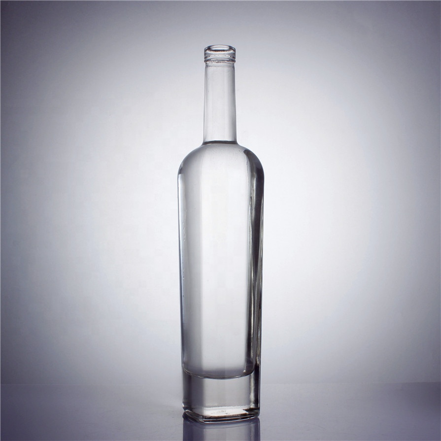 Stock 375ml 500ml 750ml 1000ml Cork Top Super Flint Empty Whisky Tequila Brandy Vodka Liquor Spirit Wine Glass Bottle