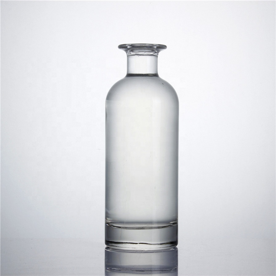 Stock 375ml 500ml 750ml 1000ml Cork Top Super Flint Empty Whisky Tequila Brandy Vodka Liquor Spirit Wine Glass Bottle
