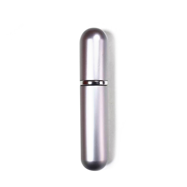 Stock 5Ml Colorful Aluminum Perfume Atomizer Spray Bottle With Glass Inner