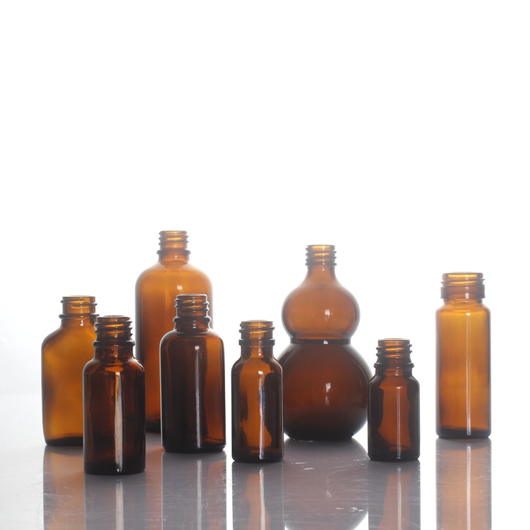 Stock 5ml 10ml 15ml 20ml 30ml 50ml 100 ml round square amber blue green flint essential oil glass dropper bottle