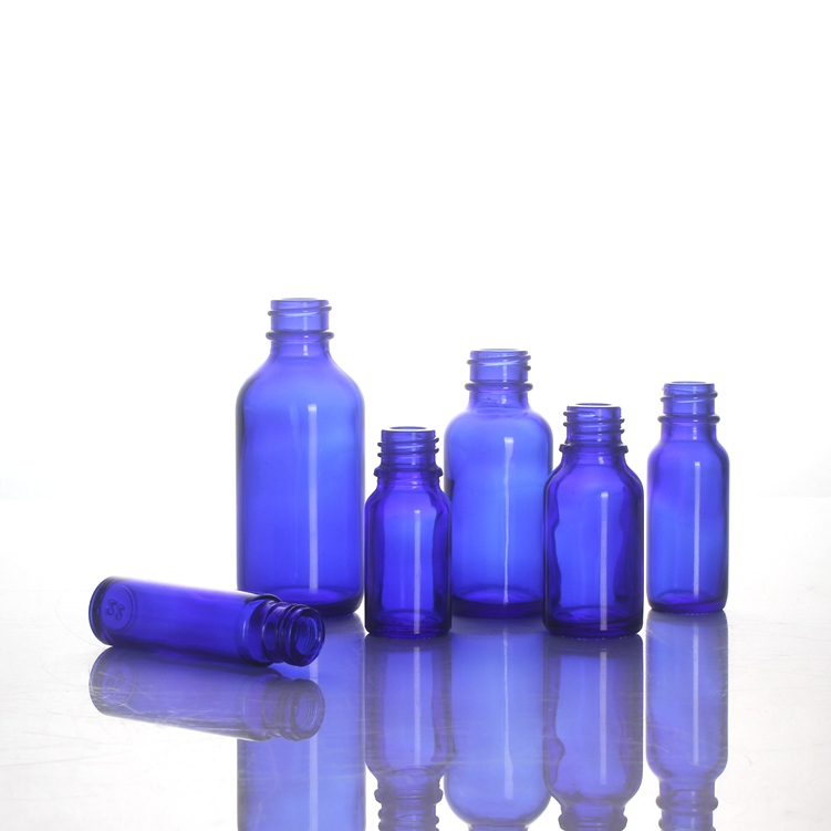 Stock 5ml 10ml 15ml 20ml 30ml 50ml 100 ml round square amber blue green flint essential oil glass dropper bottle