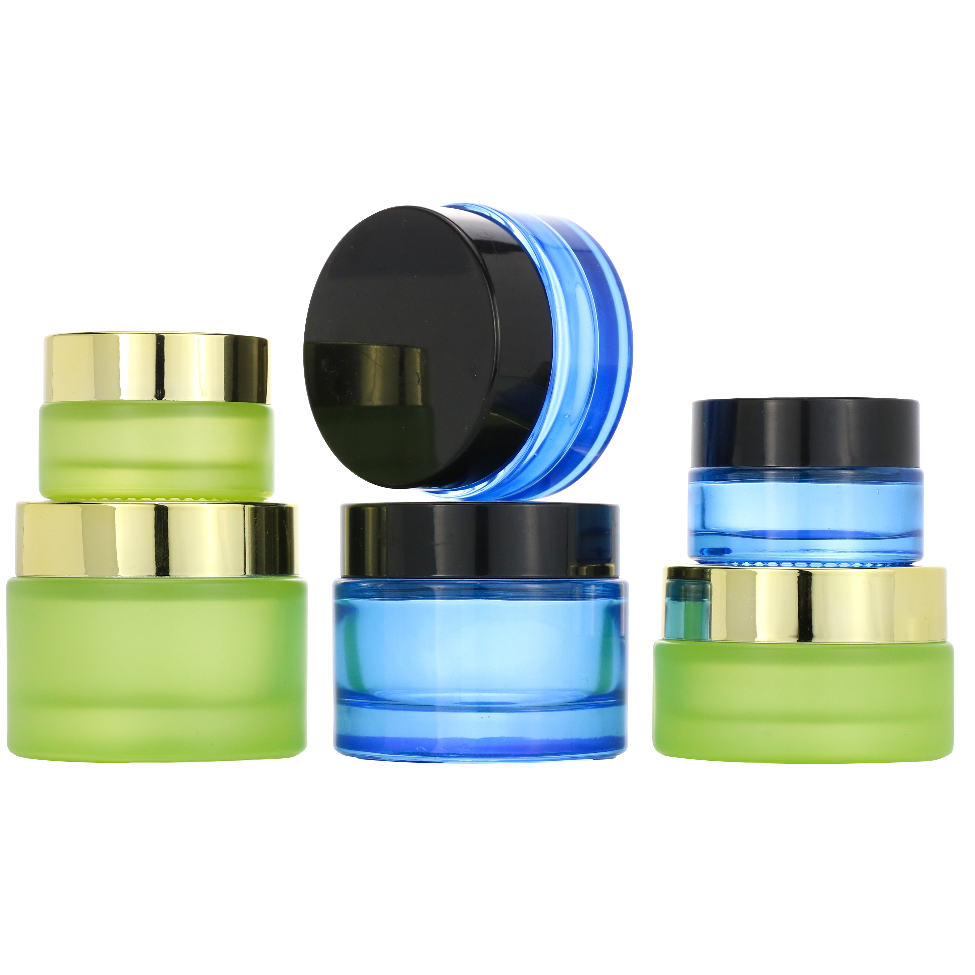 Stock Hot sale 6oz 180ml clear glass storage jar for powder, tea,spice