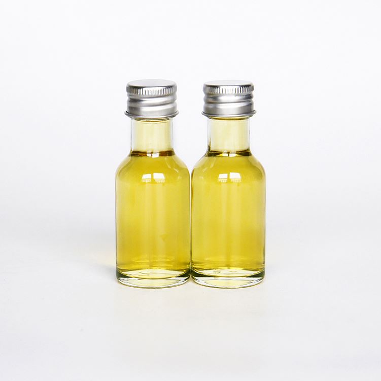 Stock Mini 30ml Spirit Vokda Alcohol Glass Bottle With Aluminum Screw Cap