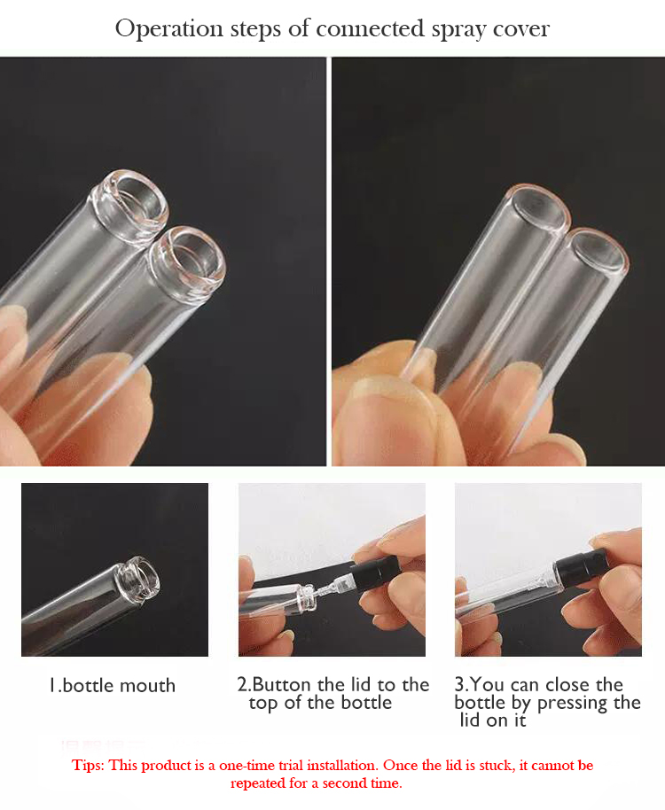 Stock Now 1.8 2.5ml Glass Spray Empty Bottle Clear Small Spray Glass Perfume Bottle For Men And Wome