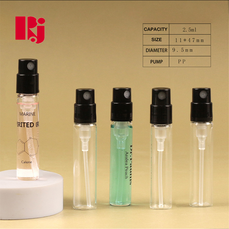 Stock Now 1.8 2.5ml Glass Spray Empty Bottle Clear Small Spray Glass Perfume Bottle For Men And Wome