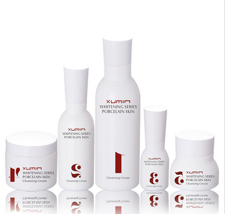 Stock Product OEM 100g High Quality White Glass Cream Jar ECO Friendly Cosmetic Packaging Glass Bottle