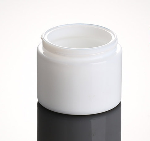 Stock Product OEM 100g High Quality White Glass Cream Jar ECO Friendly Cosmetic Packaging Glass Bottle